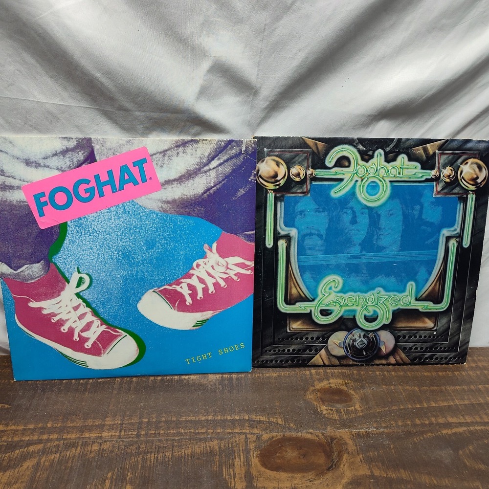 Vintage Vinyl Record Foghat Tight Shoes And Energized